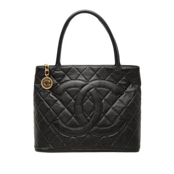 Reference image illustrating Chanel Medallion Tote Quilted Caviar: A Timeless Icon of Luxury and Craftsmanship