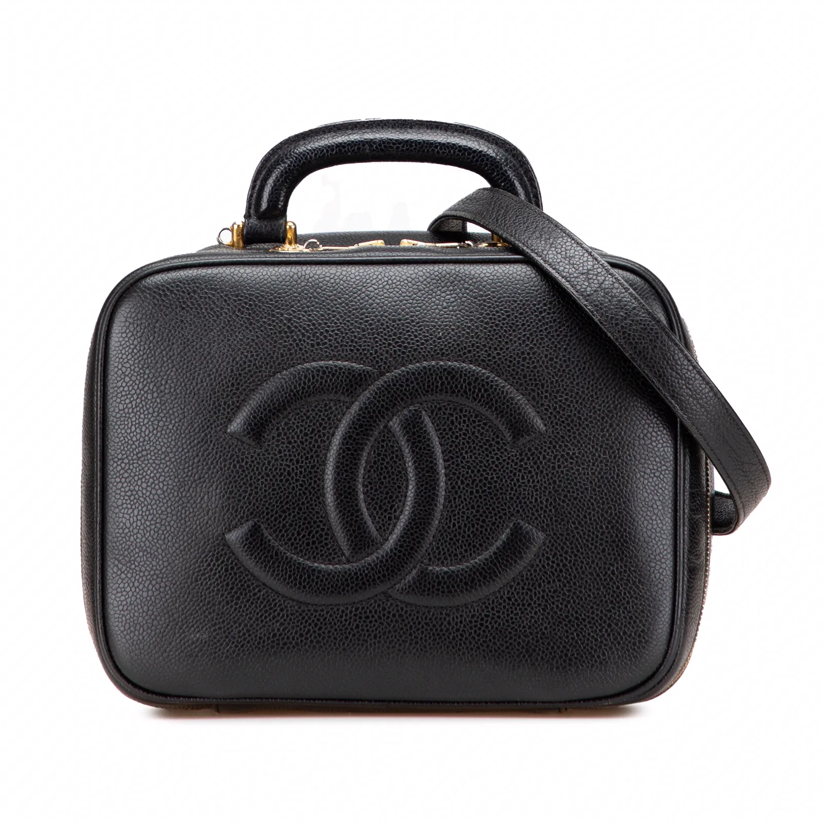 The Chanel Vintage Timeless Zip Around Vanity Case Caviar Medium: A Collector’s Guide cover image