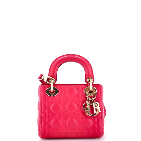 Reference image illustrating The Lady Dior Bag Cannage Quilt Lambskin Mini: A Timeless Icon Reimagined