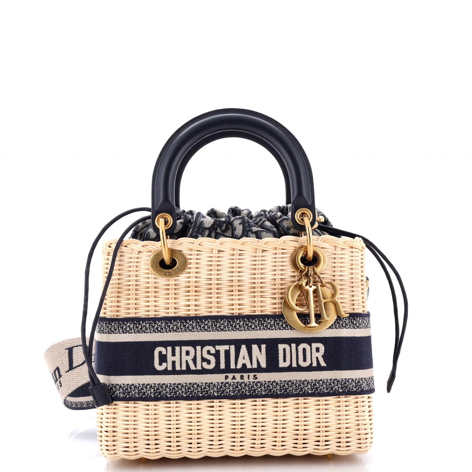 Lady Dior Bag Wicker and Oblique Canvas Medium: A Timeless Blend of Craftsmanship and Style cover image