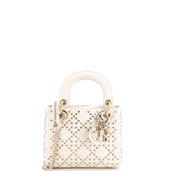 Christian Dior Lady Dior Chain Bag Cannage Lucky Star Studded Lambskin Mini: A Detailed Review thumbnail