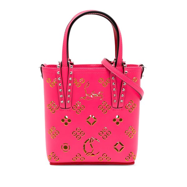 Reference image illustrating Christian Louboutin Cabata Tote Perforated Leather Mini: A Compact Icon of Parisian Craft