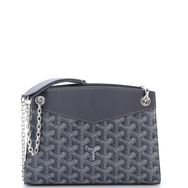 Reference image illustrating Goyard Structured Rouette Chain Shoulder Bag Coated Canvas Mini: A Comprehensive Guide