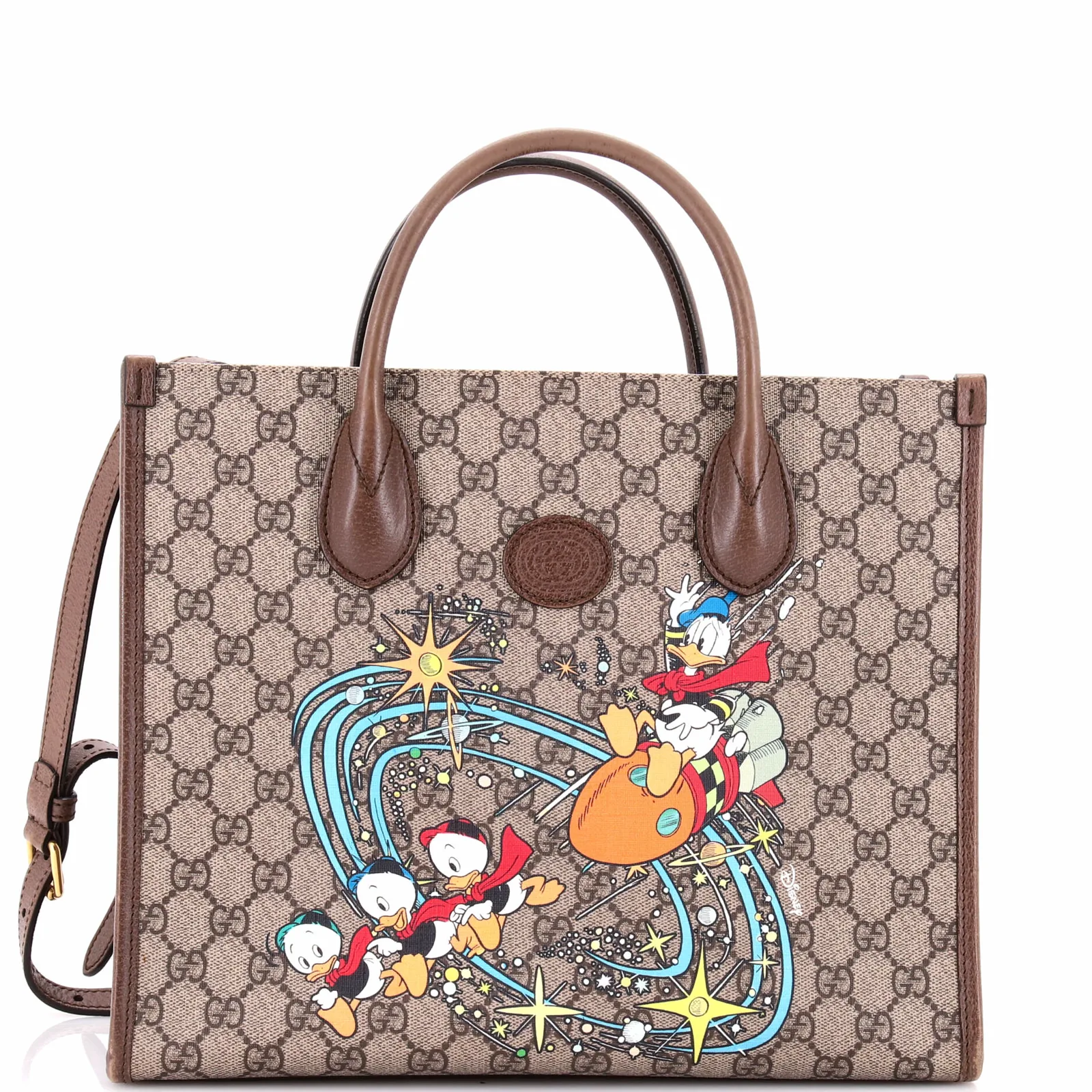 Gucci Disney Donald Duck Convertible Tote: A Collector’s Guide to the Printed GG Coated Canvas Medium cover image