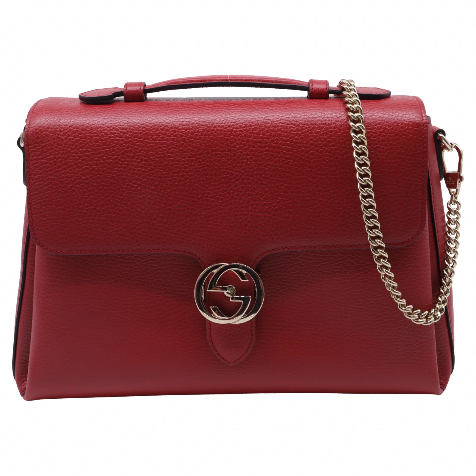 Gucci Interlocking Top Handle Bag Leather Medium: A Timeless Icon of Italian Craftsmanship cover image