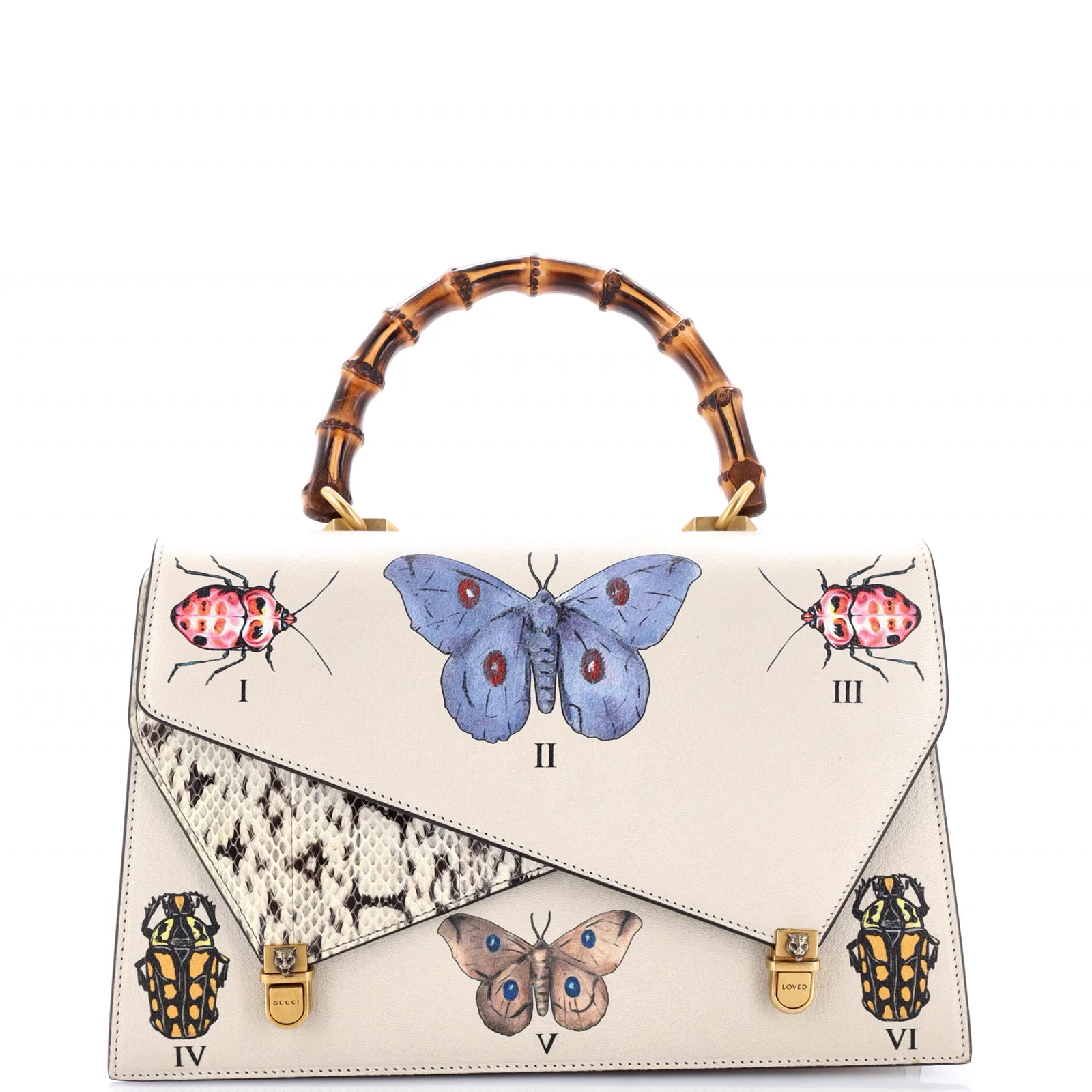 Gucci Ottilia Top Handle Bag Painted Leather with Snakeskin Medium: A Collector’s Guide cover image