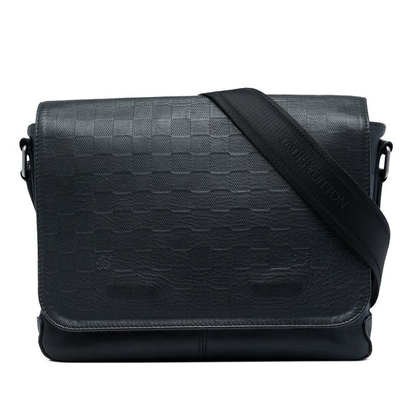 Reference image illustrating Louis Vuitton District Messenger Bag Damier Infini Leather PM: A Comprehensive Guide
