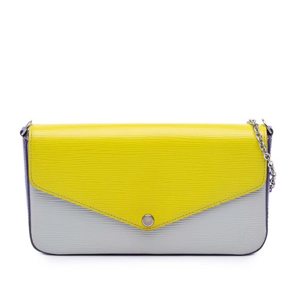 Reference image illustrating Louis Vuitton Felicie Pochette Epi Leather: A Timeless Icon of Craftsmanship and Versatility