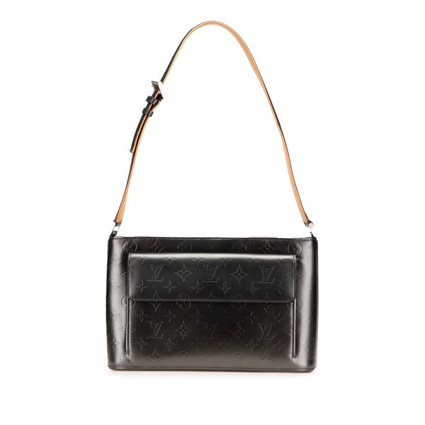 Reference image illustrating Louis Vuitton Mat Allston Handbag Monogram Vernis: A Collector’s Guide