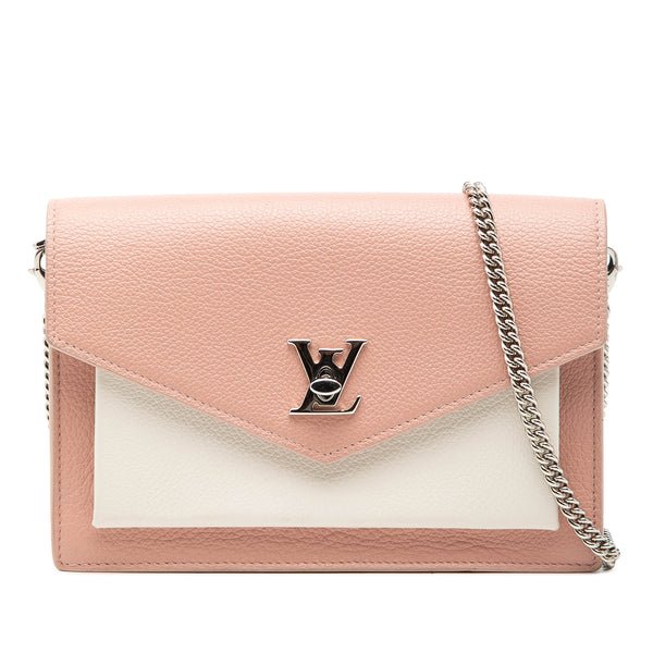 Reference image illustrating Louis Vuitton Mylockme Chain Pochette Leather: A Comprehensive Guide