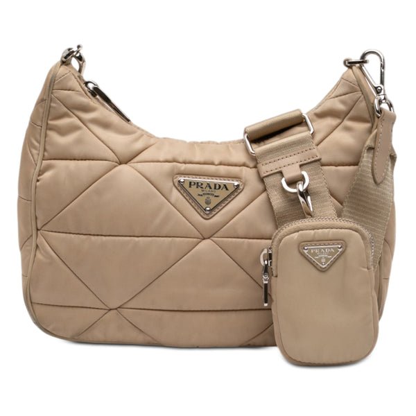 Reference image illustrating Prada System Re-Edition Shoulder Bag Quilted Tessuto Small: A Modern Icon Reimagined