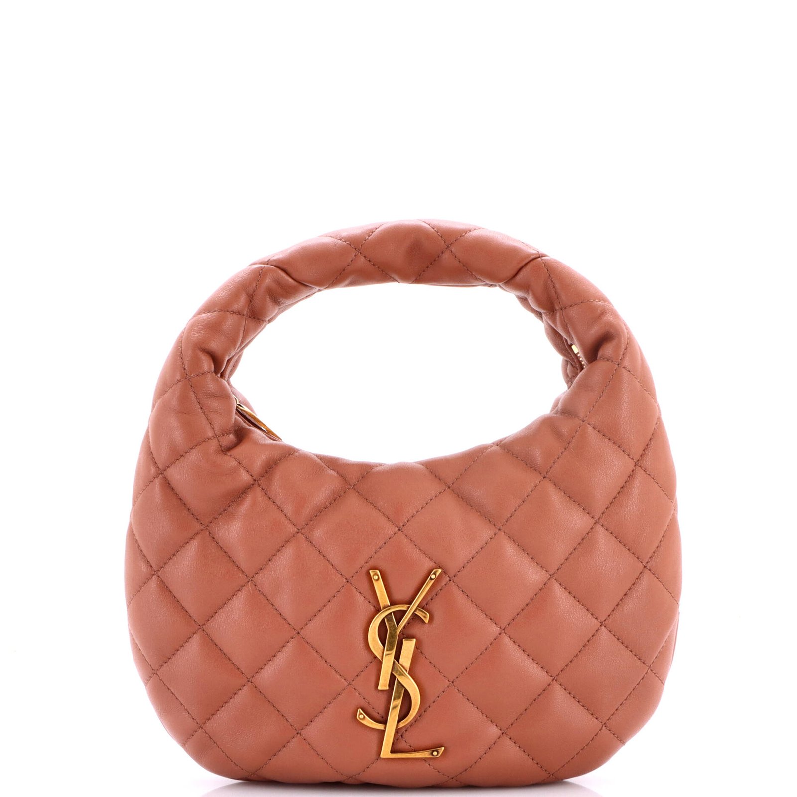 Saint Laurent Icarino Bag Quilted Leather: A Pre-Loved Pink Icon thumbnail