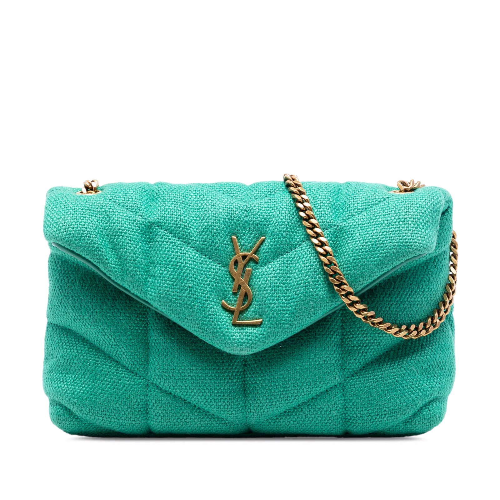 Saint Laurent Loulou Puffer Shoulder Bag Quilted Canvas Mini: A Comprehensive Guide cover image