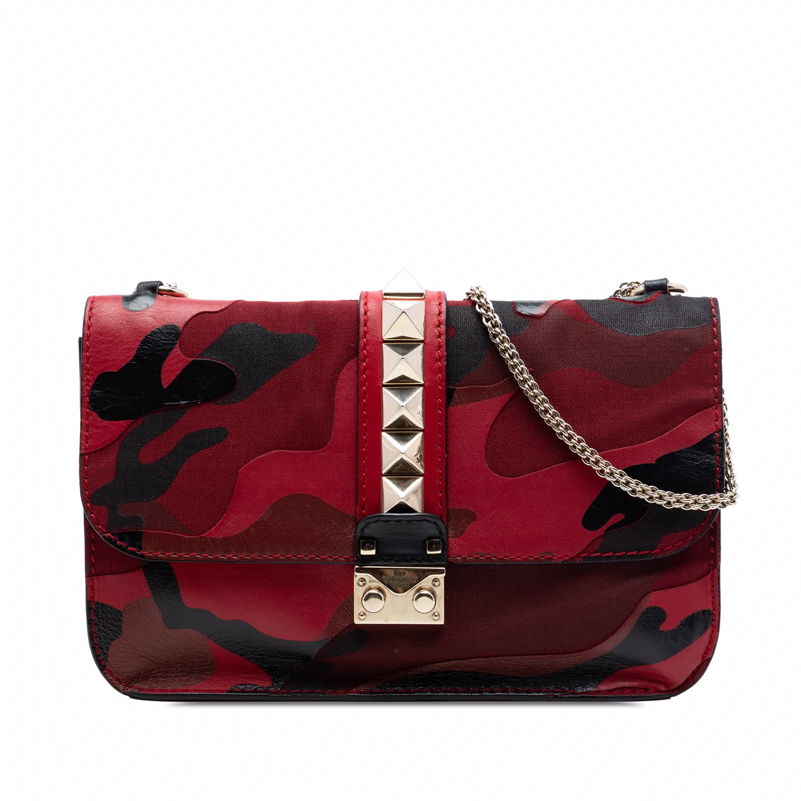 Valentino Garavani Glam Lock Shoulder Bag Camo Leather and Canvas Medium: A Comprehensive Review thumbnail